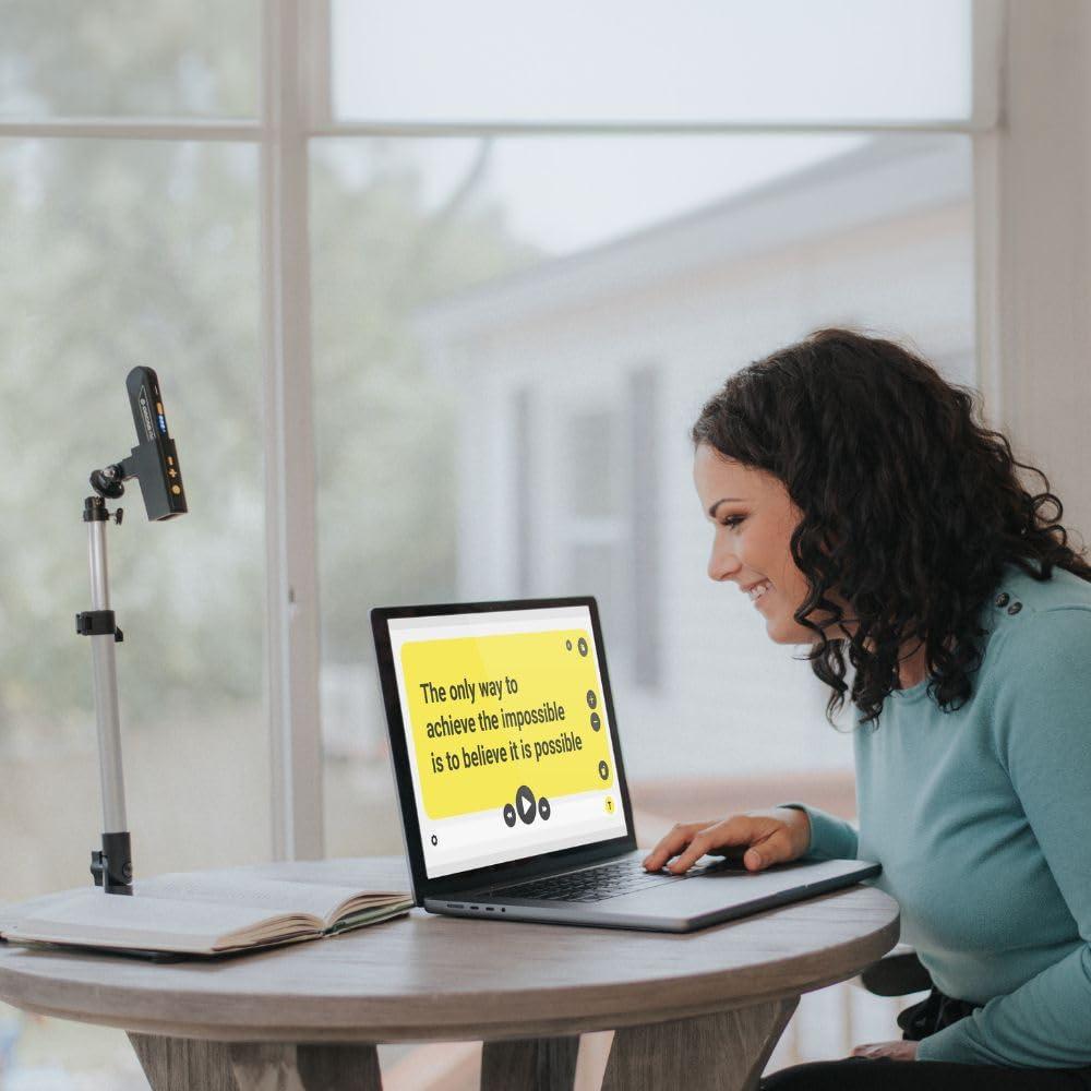 OrCam OrCam Read 3. The Ultimate Unique Solution. Handheld Reading Device. Smart Magnifier. Stationary Reader. Full AI Assistant Changes The Way of Text Interaction. Reading Anything and Anywhere