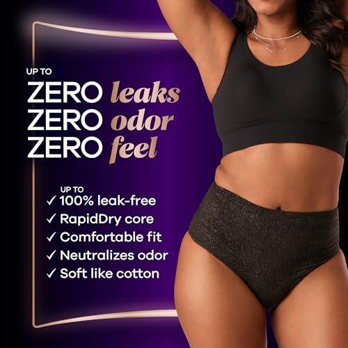 Always Discreet Always Discreet Boutique Adult Incontinence & Postpartum Underwear For Women, High-Rise, Size Small/Medium, Rosy, Maximum Absorbency, Disposable, 12 Count (Packaging May Vary)