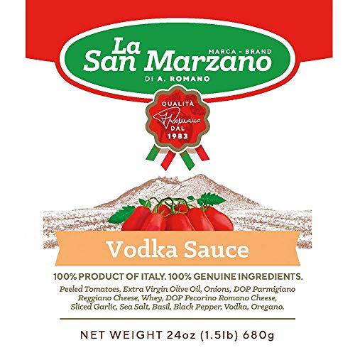 La San Marzano La San Marzano Vodka Sauce 24 oz. (Pack of 3) - 100% Product of Italy, Gluten-Free Tomato Sauce