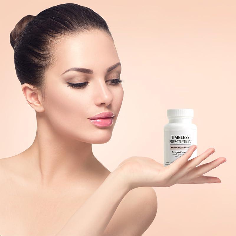 Timeless Prescription Timeless Prescription Oxygen Extreme, Anti-Aging Skin Care, Maximum Skin Defense & Antioxidant, Maintain Cardiovascular Health, Skin Health, Market America (30 Servings)