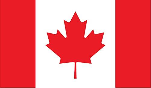 Generic Canada Flag Magnets | 2-Pack | 5-Inches by 3-Inches | Premium Quality Heavy Duty 30MIL Magnetic Prints | MagnetPD400