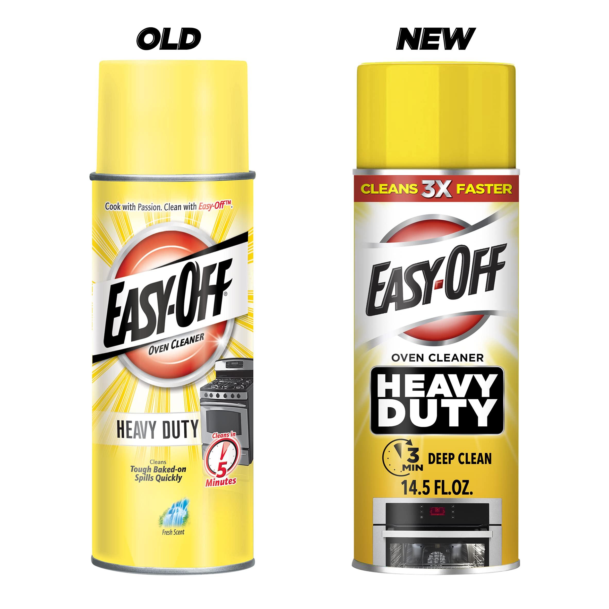 Easy Off Easy Off Heavy Duty Oven Cleaner, Regular Scent 14.5 oz Can (Pack of 2)