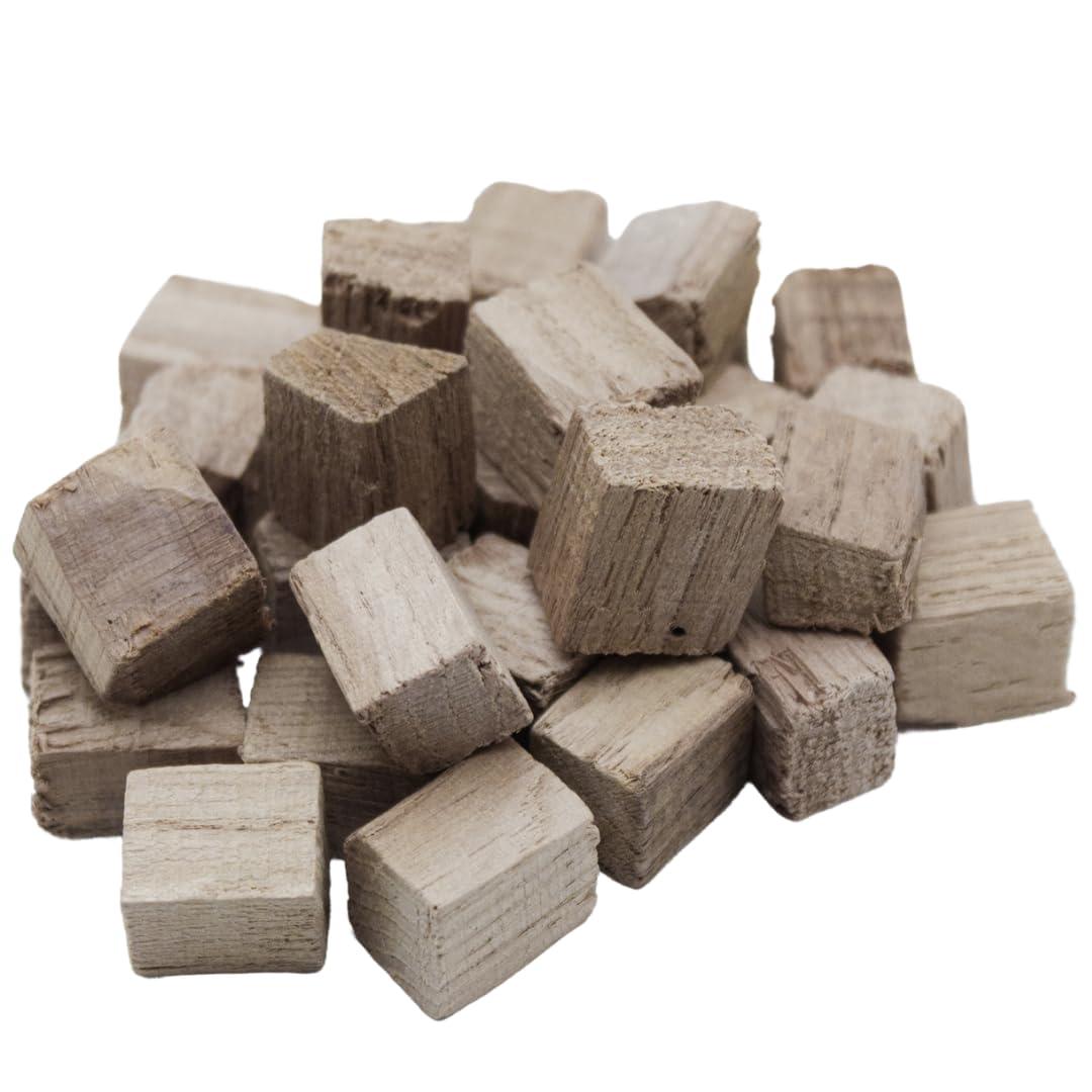 Oak Chips Inc. Oak Chips Inc. French Oak Cubes for Brewing - Light Toast - 2 lbs - Perfect for Aging Wines, Spirits, Beer, and More!
