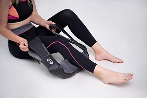 MEDSENSE POWERFUL THERAPEUTIC MASSAGERS Medsense 2in1 Shiatsu Kneading Massager with Vibration and Heat, Electric Neck Massager, Pain Relief Product, Shoulder Massager, Self Back Massager, Health Home Gadget, Neck Pain Massager