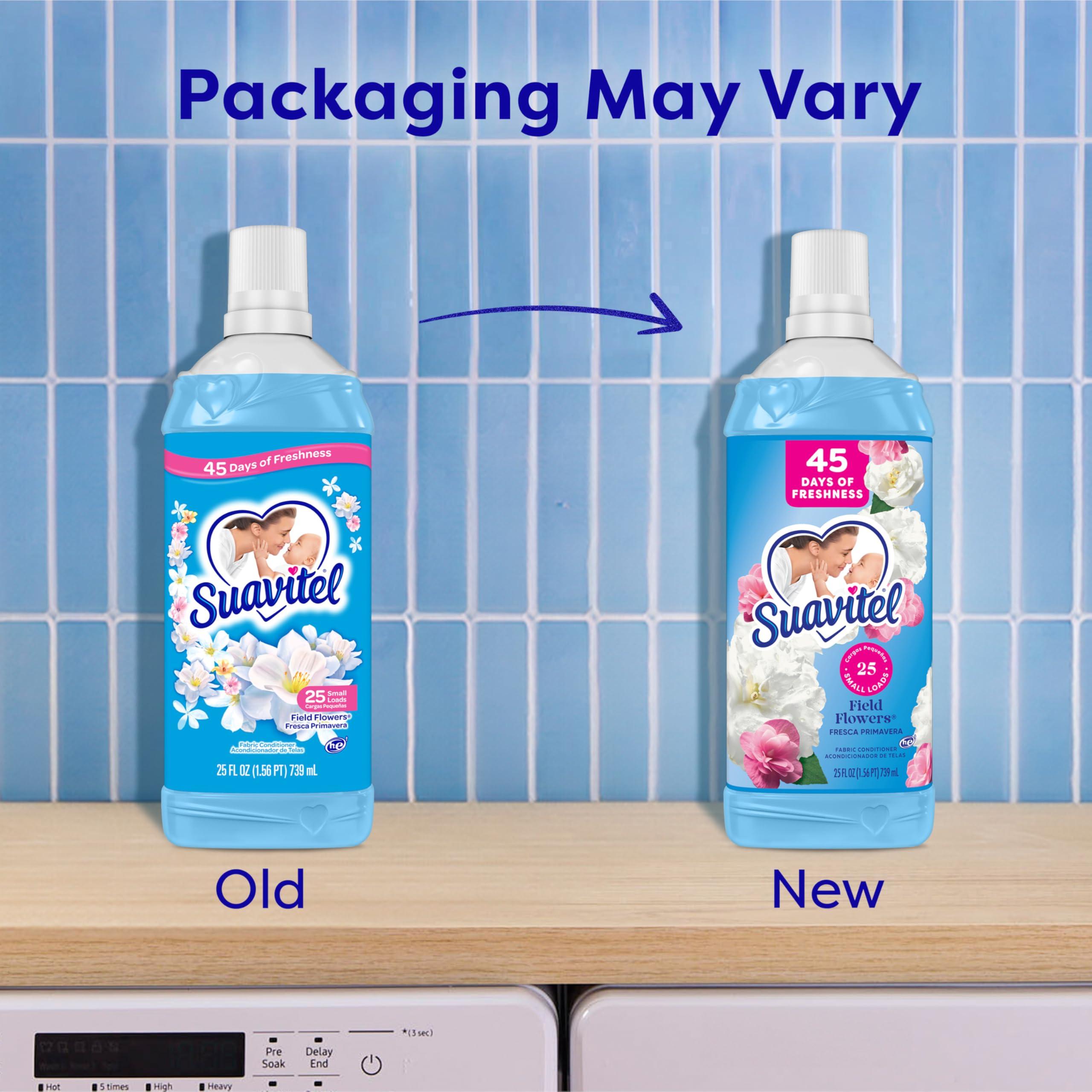 Suavitel Suavitel Fabric Softener, Field Flowers, 25 oz (Pack of 12)