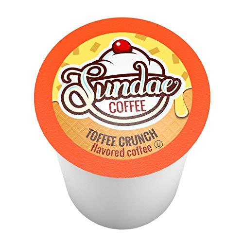 Two Rivers Coffee Two Rivers Coffee Ice Cream Flavored Coffee Pods, Variety Sampler Pack for Keurig 2.0 K Cup Brewers, 100 Count