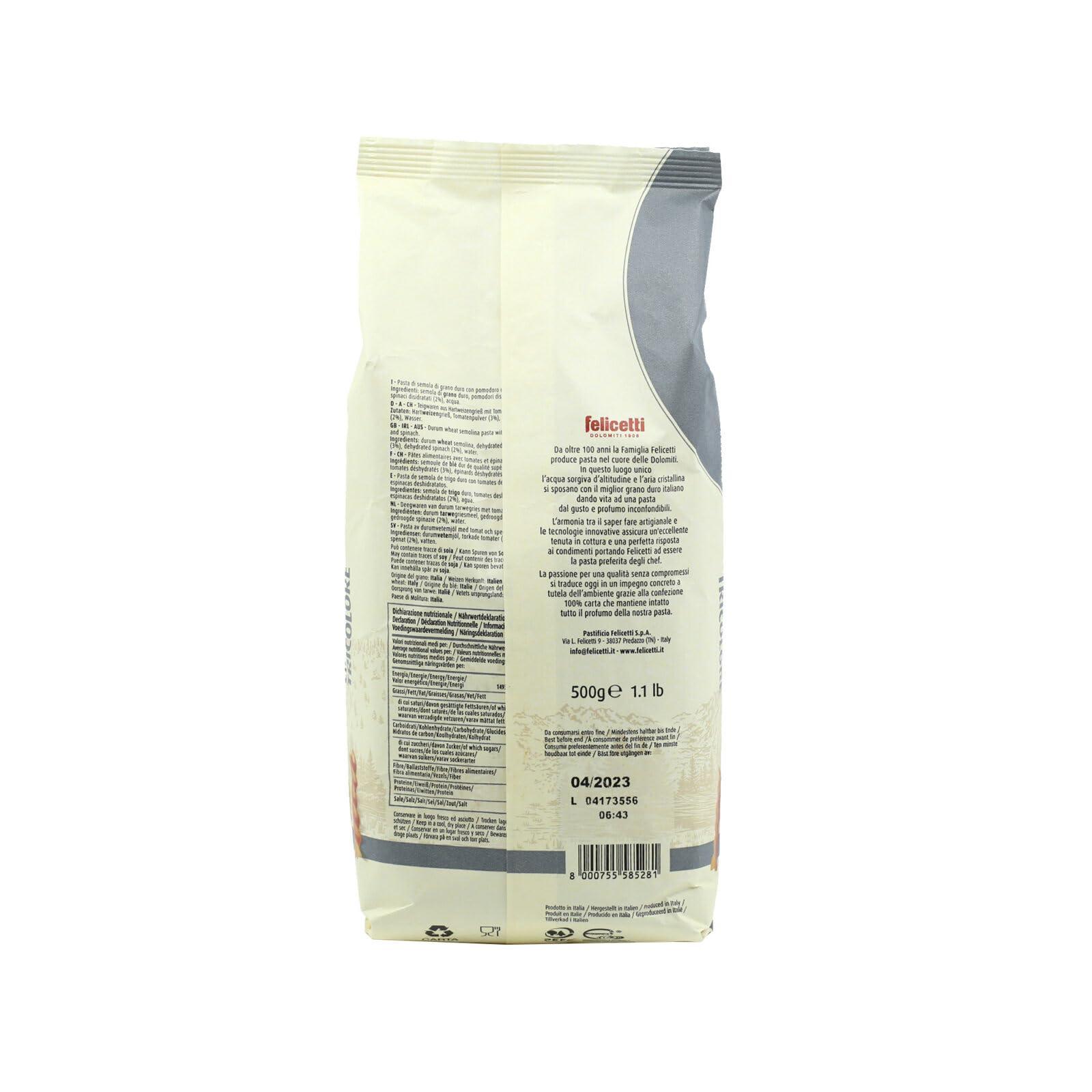 Felicetti Felicetti Speciale Pasta - N528 Tricolore Eliche 500g (17.6oz)