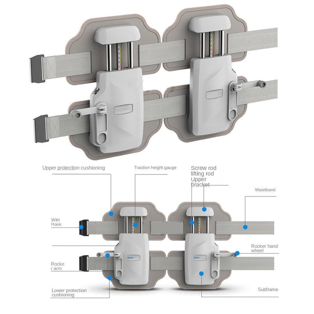 GYLRD GYLRD Lumbar Traction Device Decompression Belt Back Stretcher Spinal Decompression Devices Spine Pain Relief Scoliosis Support Belt Brace Scoliosis Treat Support Back Problems