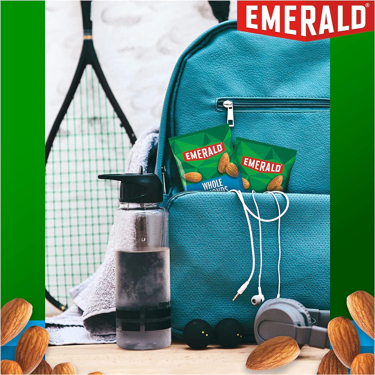 Emerald Emerald Nuts Whole Almonds, 100-Calorie Individual Packs 7CT, 4.34 Oz (Pack of 2)