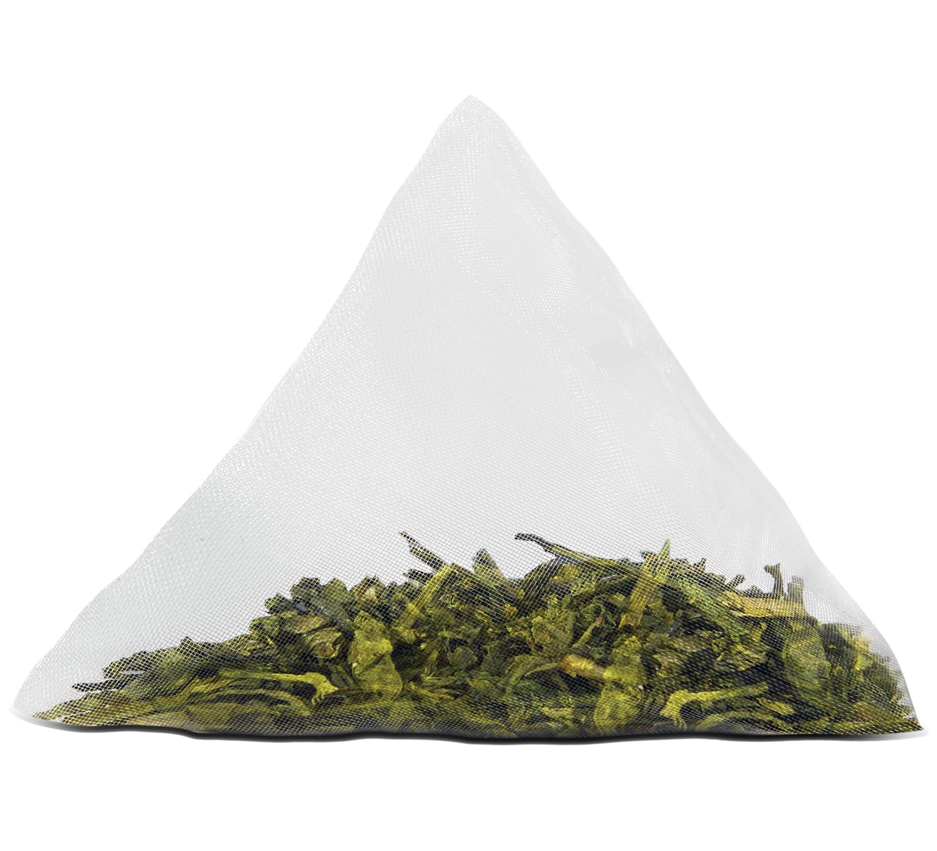 TWO LEAVES AND A BUD Two Leaves and a Bud Organic Tropical Green Tea, Whole Leaf Green Tea in Compostable Sachets, Sencha Green Tea for Hot or Iced Tea, 15 Count (Pack of 1)