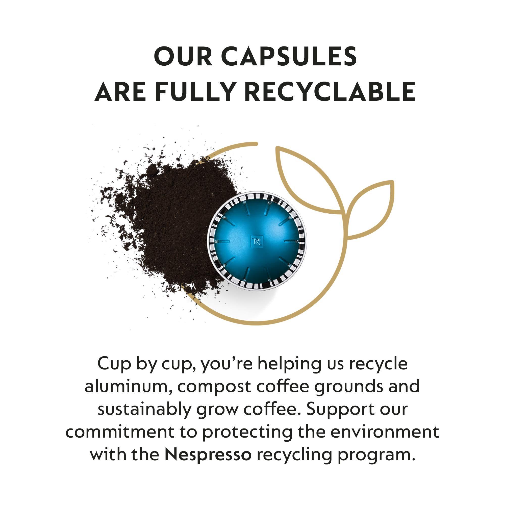 Nespresso Nespresso Capsules Vertuo, Odacio, Medium Roast Coffee, 30-Count Coffee Pods, Brews 7.8oz.