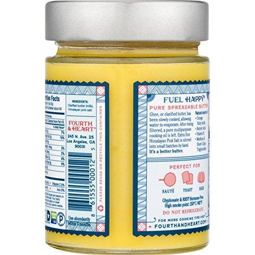 4th & Heart 4th & Heart Ghee Butter, Himalayan Pink Salt, 9 oz (Pack of 4)