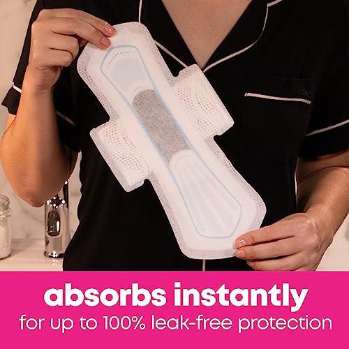 U by Kotex U by Kotex Balance Ultra Thin Overnight Pads with Wings, 78 Count (6 Packs of 13) (Packaging May Vary)