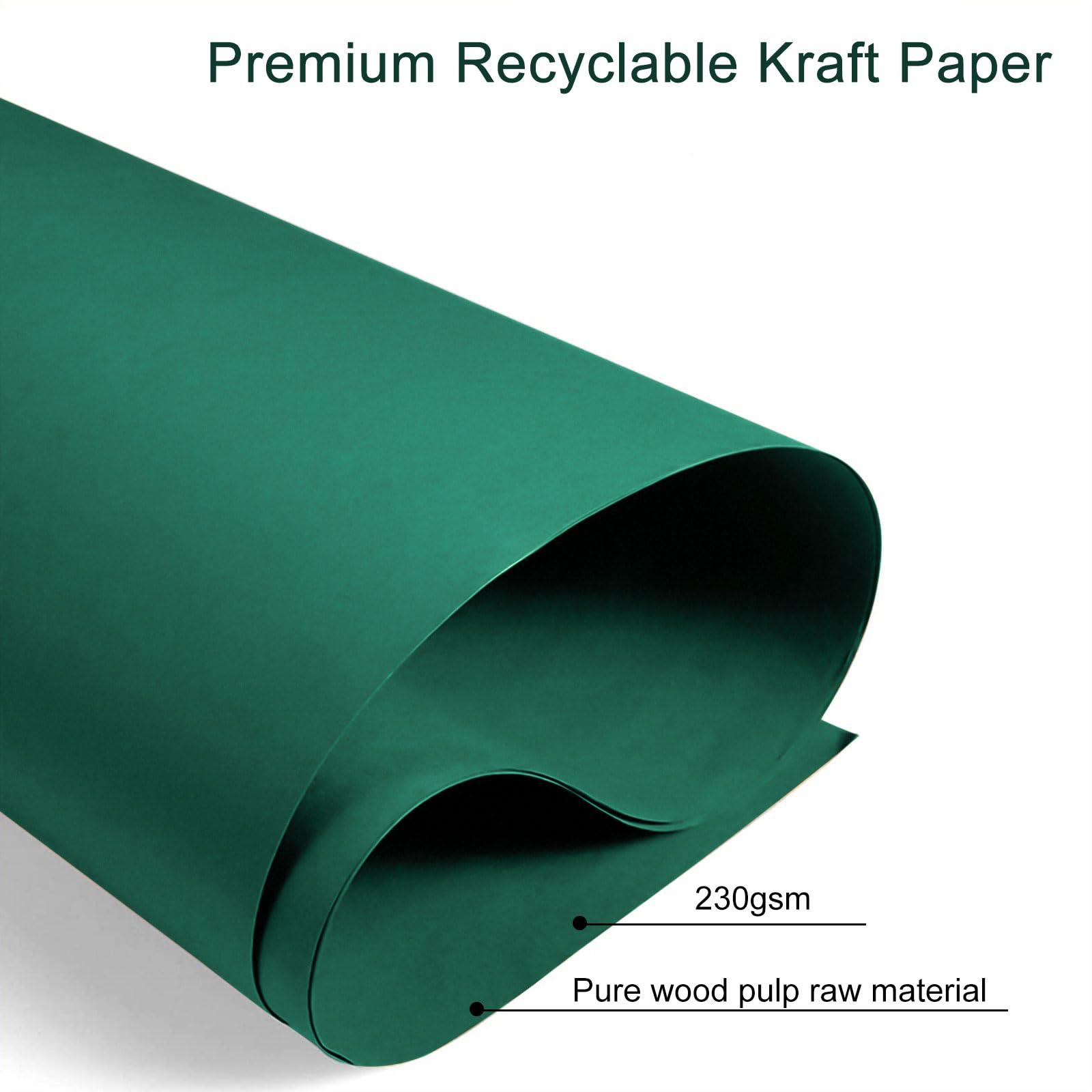 driew driew Green Gift Bags, 12 Pack Extra Large Deep Green Gift Bag Ribbon Handles Heavy Duty Paper Gift Bags 12.6x4.5x11 inches Party Gift Bags for Shopping, Pakcing,Retail,Dark Green