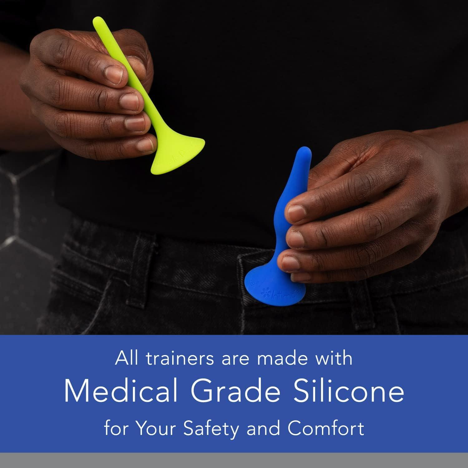 Intimate Rose Pelvic Floor Therapy Tool-Size 1-4 - Rectal Dilator Trainer for Men and Women