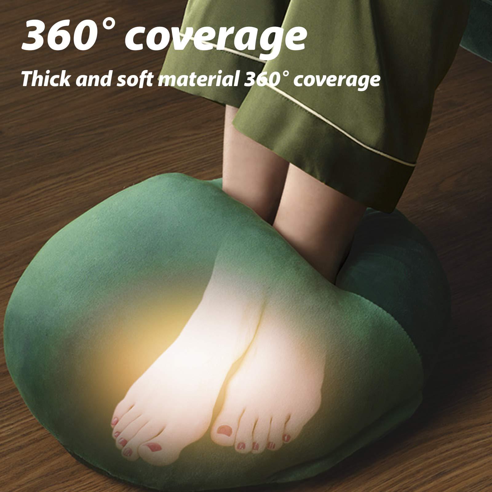 Clobeau Heating Pad Electric USB Heated Foot Warmer Heat Therapy Wrap Heating Electric Boots Heated Cushion Warmer Winter Foot Warming Foot Massager Heating Foot Warmer Bag Body Warmer Cold Weather Xmas Gift