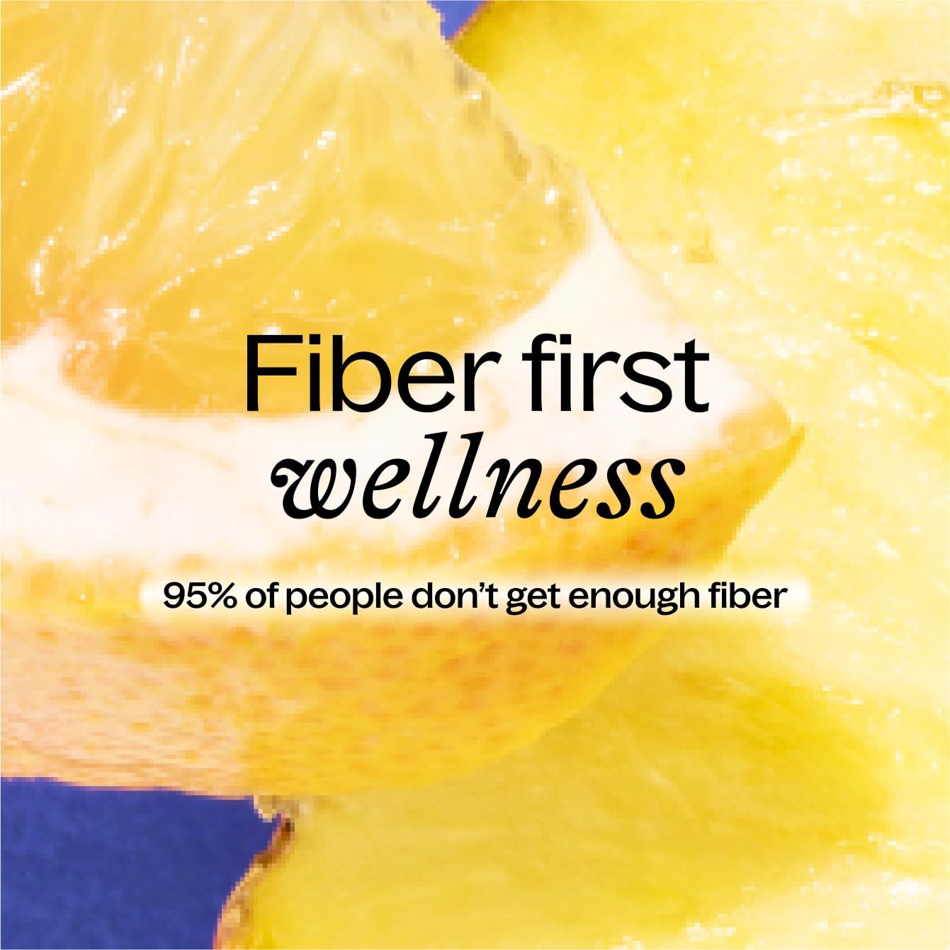 Belli Welli BelliWelli Daily Fiber Supplement Powder with Collagen, Probiotics & Electrolytes | Supports Digestive Health, Gut Balance & Debloating | Tropical Breeze | 16 Servings