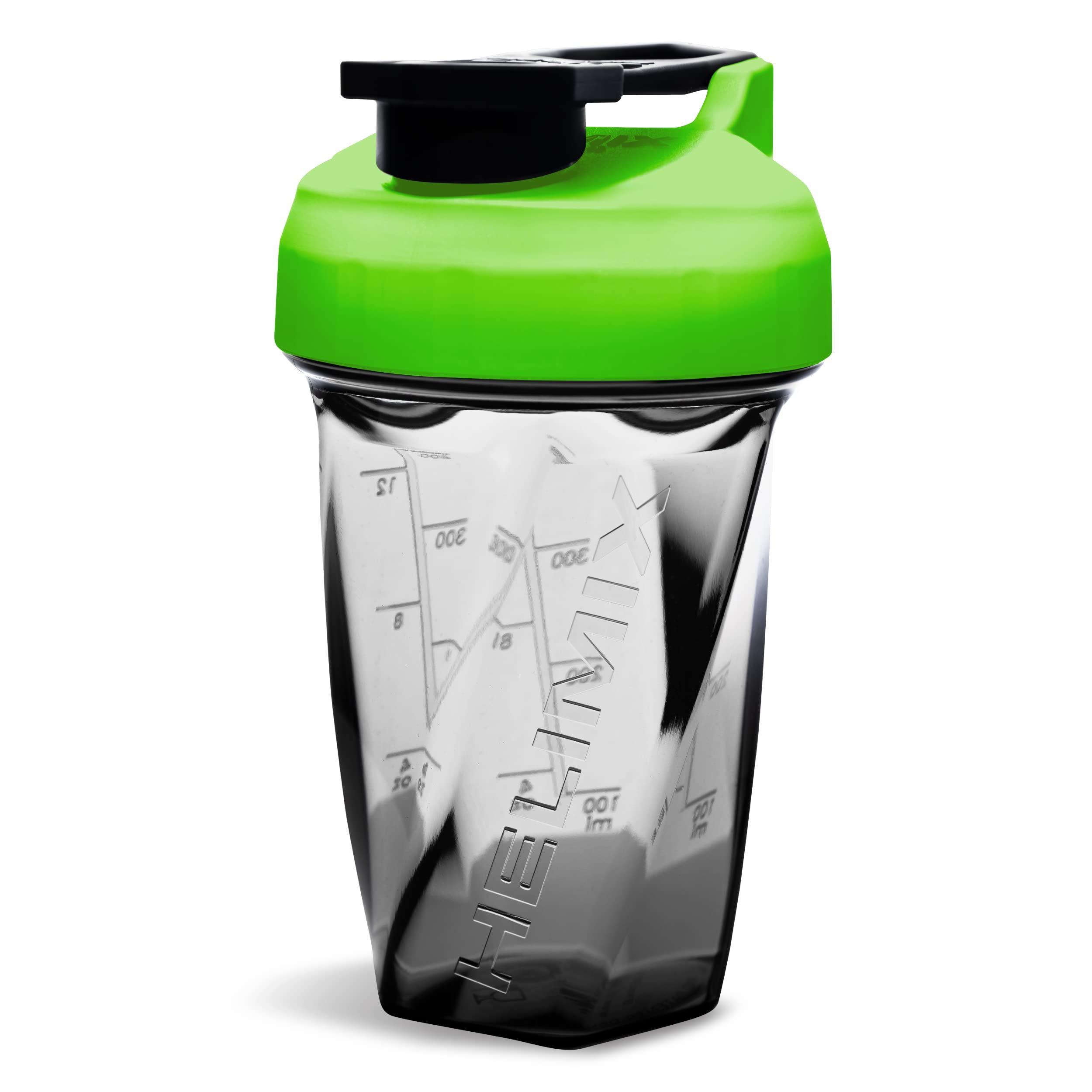 HELIMIX HELIMIX 1.5 Vortex Blender Shaker Bottle Holds Upto 20oz | No Blending Ball or Whisk | USA Made | Portable Pre Workout Whey Protein Drink Shaker Cup | Mixes Cocktails Smoothies Shakes | Top Rack Safe
