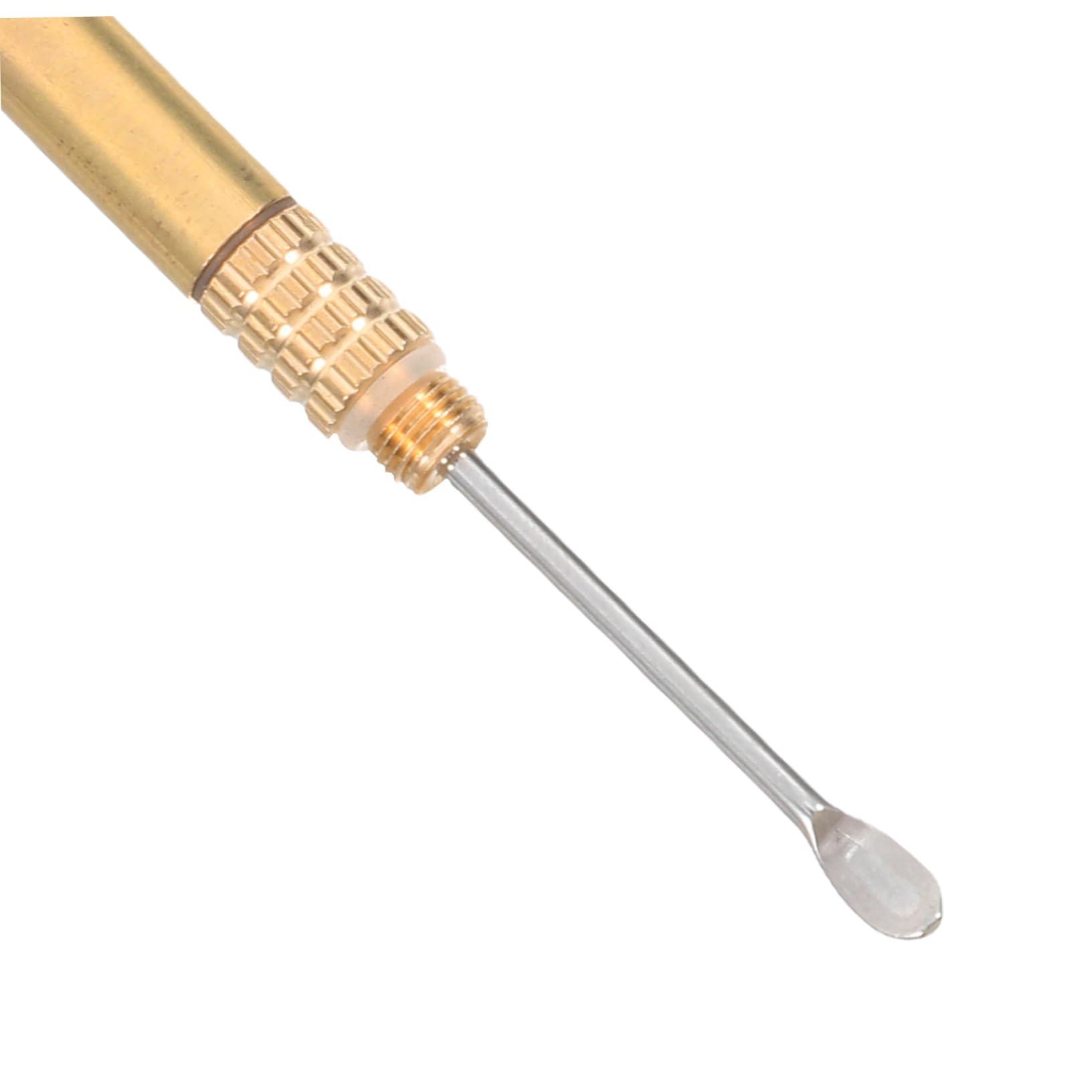 HEALLILY Titanium Alloy Ear Spoon Ear Wax Cleaner Earwax Removable Spoon Digging Ear Spoons Ear Cleaner Ear Wax Removal Tool Ear Wax Picker Ear Pick Spoon Titanium Alloy Earpick