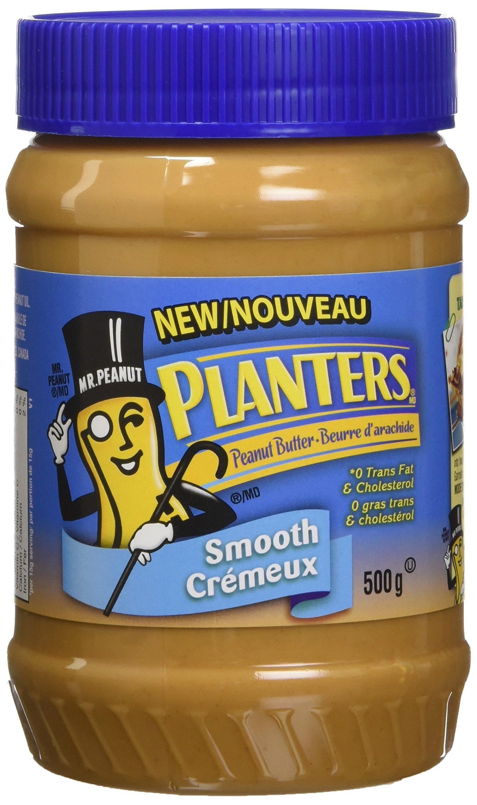 Planters Planters, Smooth Peanut Butter, 500g/17.6oz., {Imported from Canada}