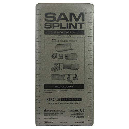 SAM Medical Products SAM® Splint - 18" Junior- Charcoal Gray