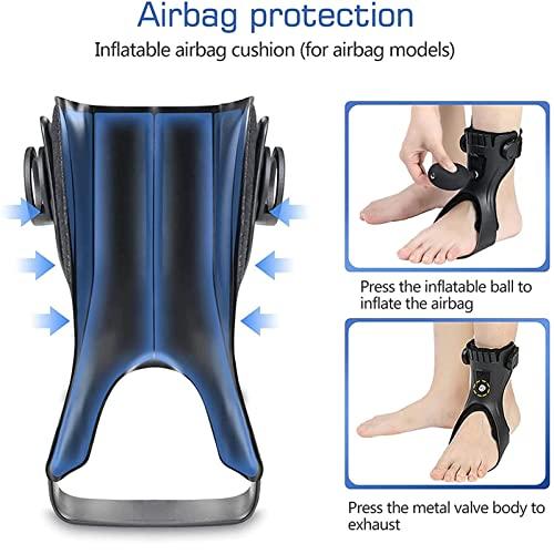ECHBH Drop Foot Brace Orthosis, Medical Foot Up Ankle Foot Orthosis Support with Inflatable Airbag for Hemiplegia Stroke Shoes Walking Foot Stabilizer, Ankle Brace Support