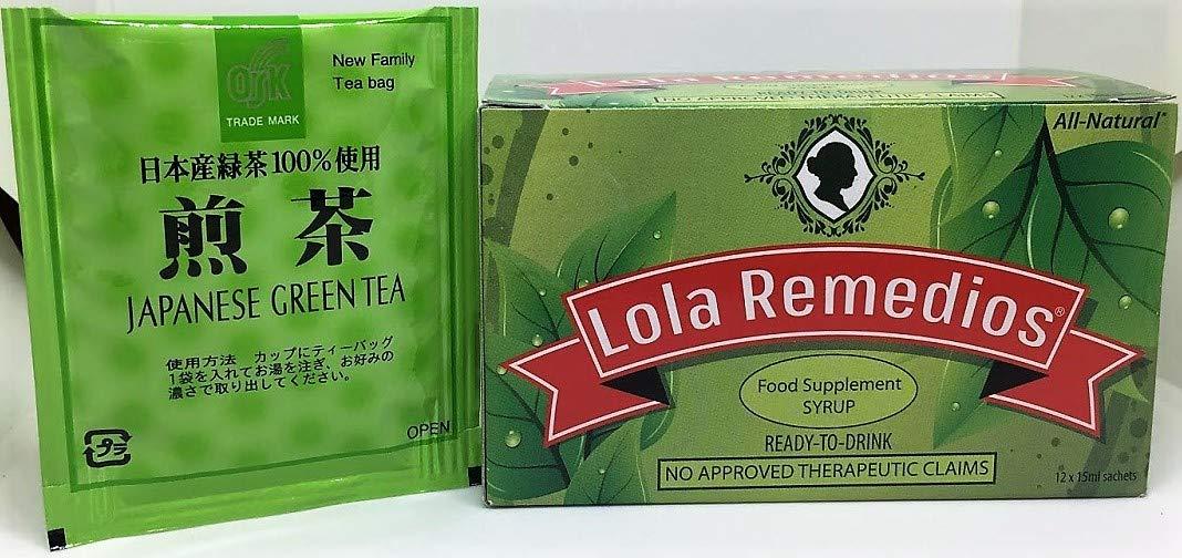 KINO Lola Remedios Syrup (12 Packs/Box) with Free OSK Japan Green Tea Sampler