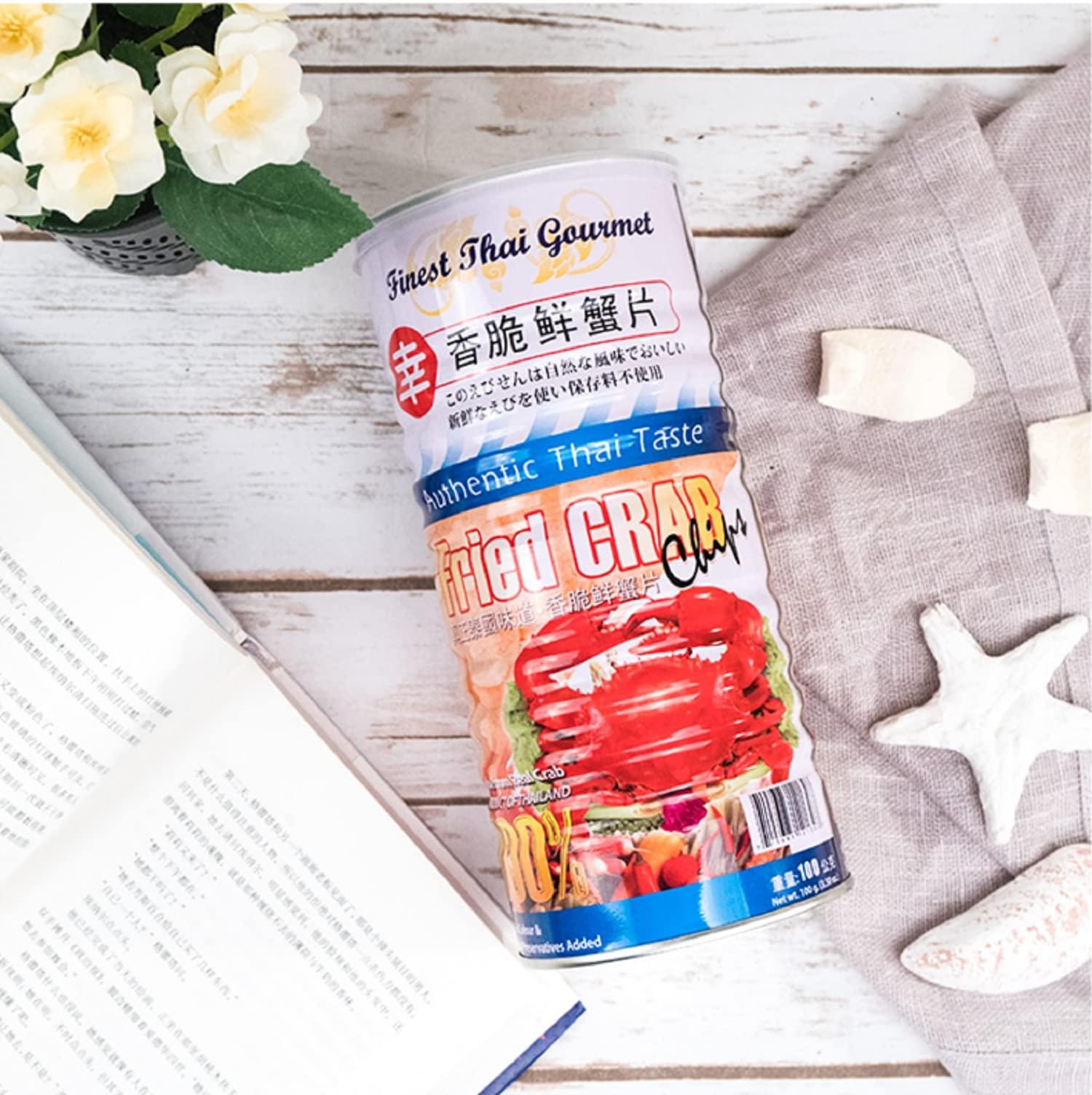 Generic 1 Pack - Finest Thai Gourmet Fried Crab Chip - Banh Phong Cua -100g