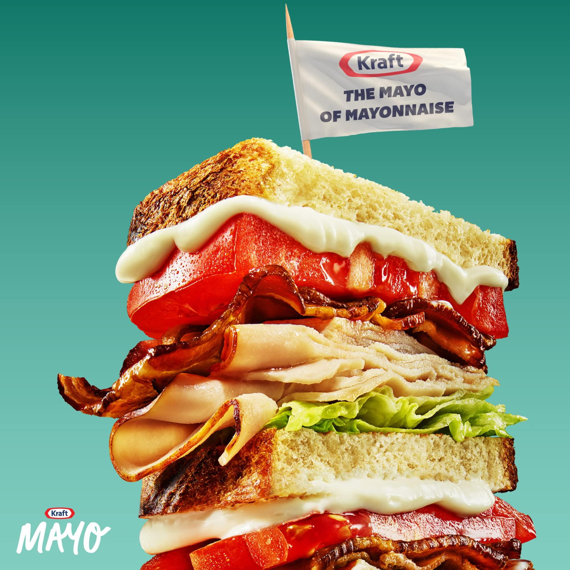 Kraft Kraft Mayo with Olive Oil Reduced Fat Mayonnaise, 22 fl oz Bottle