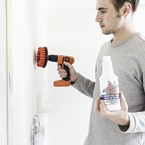Bring It On Cleaner Bring It On Cleaner Water Spot Remover 32oz Plus 5 Inch Drill Scrub Brush