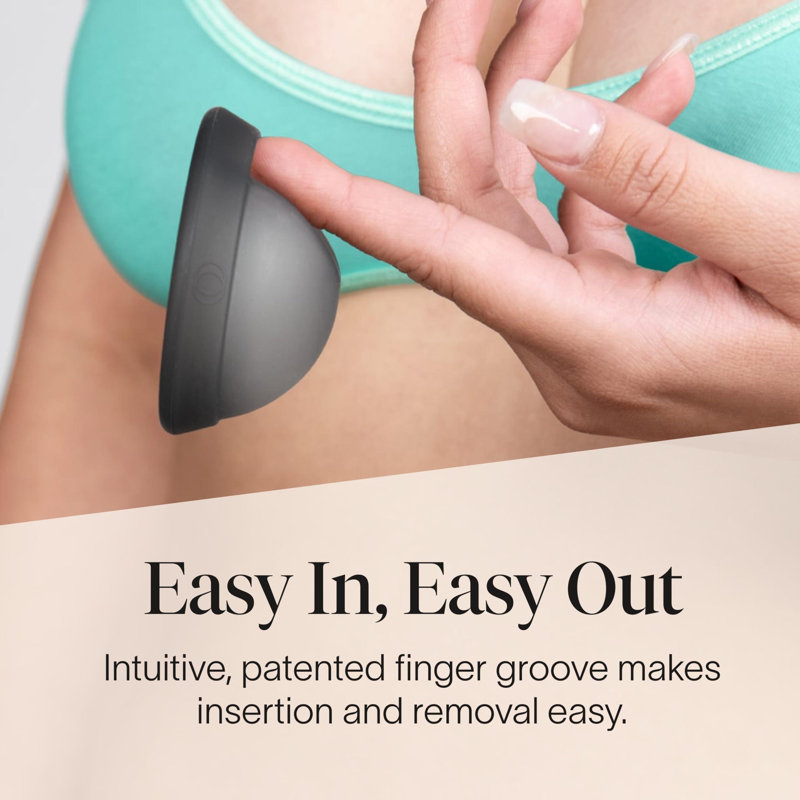 Cora Cora Menstrual Disc | Reusable Period Disc | Wear Up to 12-Hours | Sustainable Alternative to Tampons/Pads | for Light/Heavy Flows | Leak Proof | Medical Grade Silicone | Eco-Friendly Feminine Hygiene