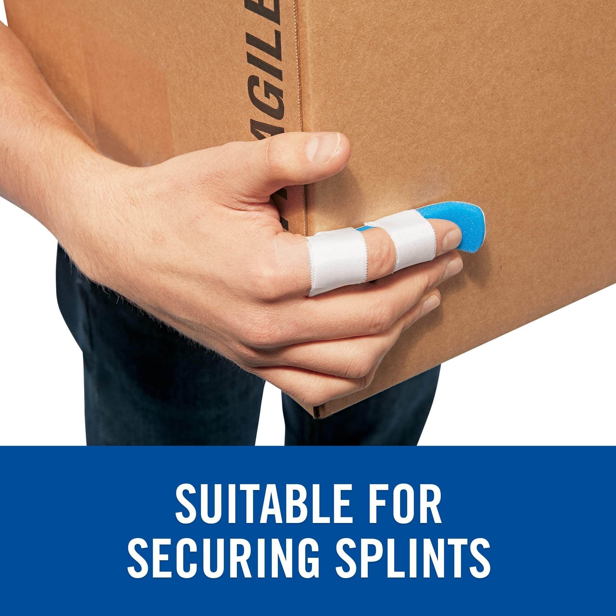Nexcare Nexcare Durable Cloth Tape, Woven Tape, Securely Holds Bulky Wound Dressing - 1 In x 10 Yds, 2 Rolls of Tape
