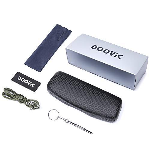 DOOViC DOOViC Computer Reading Glasses Blue Light Blocking Anti Eyestrain Designer Stylish Spring Hinge Readers 2.0 Strength