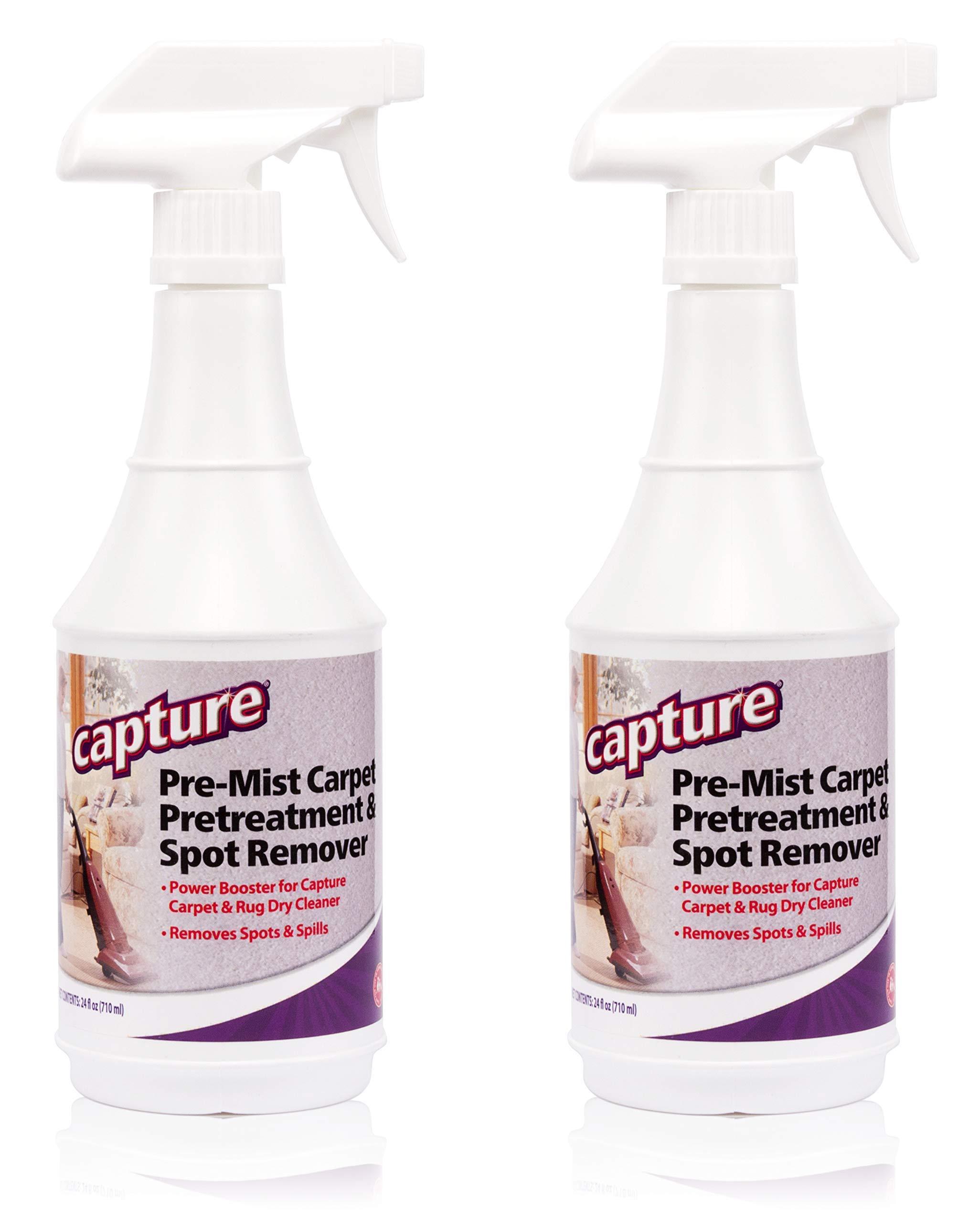 Capture Capture Carpet Total Care Kit 400 & Pre-Mist Soil Release for Carpet Dry Cleaner, Carpet Cleaning Pre Spray (2 Pack) - Bundle
