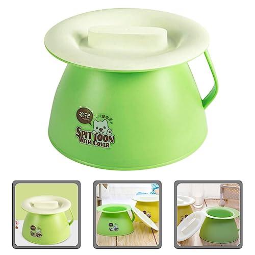 Healifty Healifty Kid Potty Kids Potty Spittoon with Cover Chamber Pot for Bedroom Home Chamber Pot Spittoon for The Elder Urine Bucket Bottle with lid Urine Pot Plastic Portable Child Night Urinal