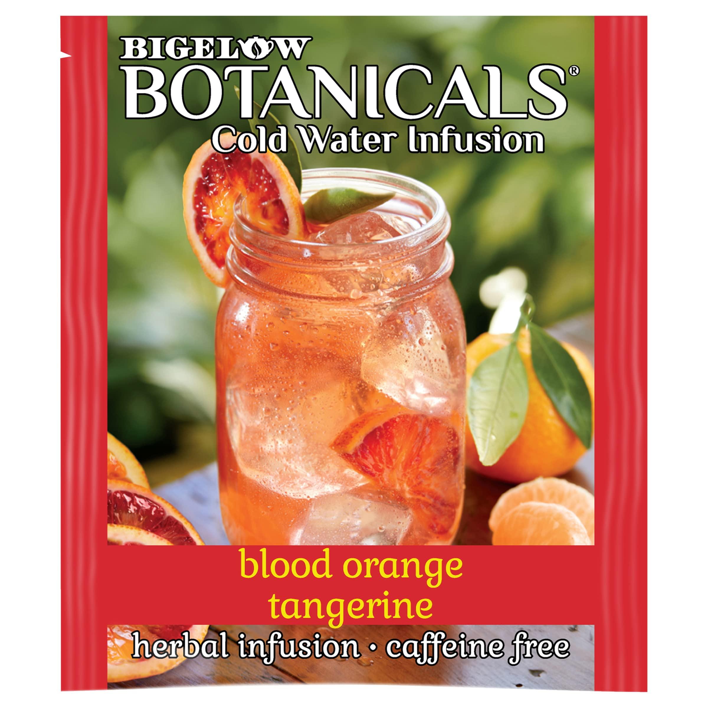 Bigelow Tea Bigelow Botanicals Blood Orange Tangerine, Caffeine Free Herbal Tea with Blood Orange & Tangerine Flavor, 18 Count (Pack of 6), 108 Total Tea Bags
