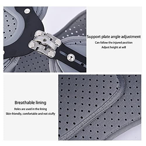 WILLQ Thoracolumbar Fixed Spinal Brace Cervical Thoracic Orthosis Lightweight Adjustable Back Brace for Kyphosis Osteoporosis Restoration of Fixed Protection Stabilizer for Men Women