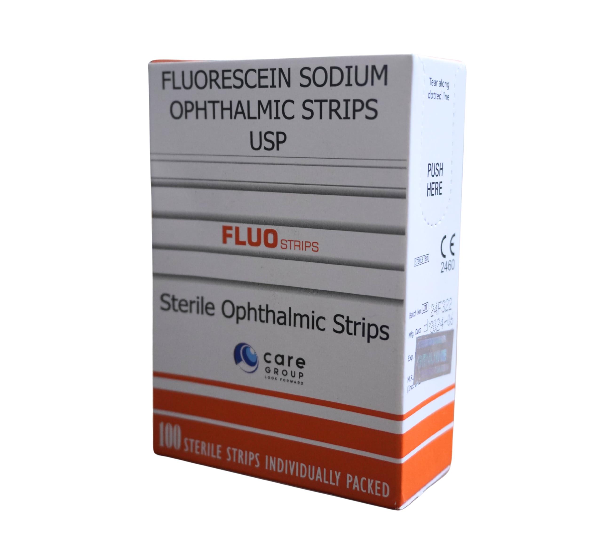 Cosmid Cosmid Ophthalmic Fluoro Touch Strips - 100, Cs308