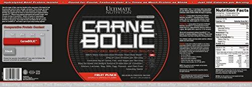 Ultimate Nutrition Ultimate Nutrition Lactose Free Beef Protein Isolate Powder - Paleo and Keto Friendly Protein - Sugar Free with No Carbs or Soy, Fruit Punch, 30 Servings