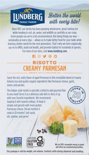 Lundberg Lundberg Rice Creamy Parm Risotto, 5.5 Ounce (Pack of 4)