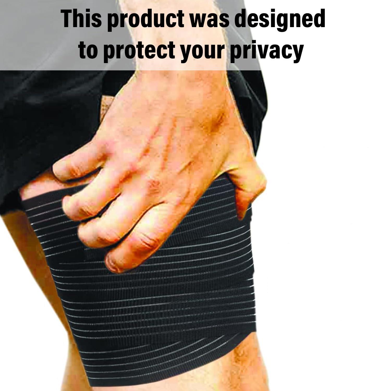 LonlyEagle 17 Pcs Urine Test Complete Kit Includes 5 Transparent Bags,10 Adhesive Temperature Test Strips,Filling Funnel47\"Adjustable Hidden Leg Straps,Portable Travel Urine Test Bag