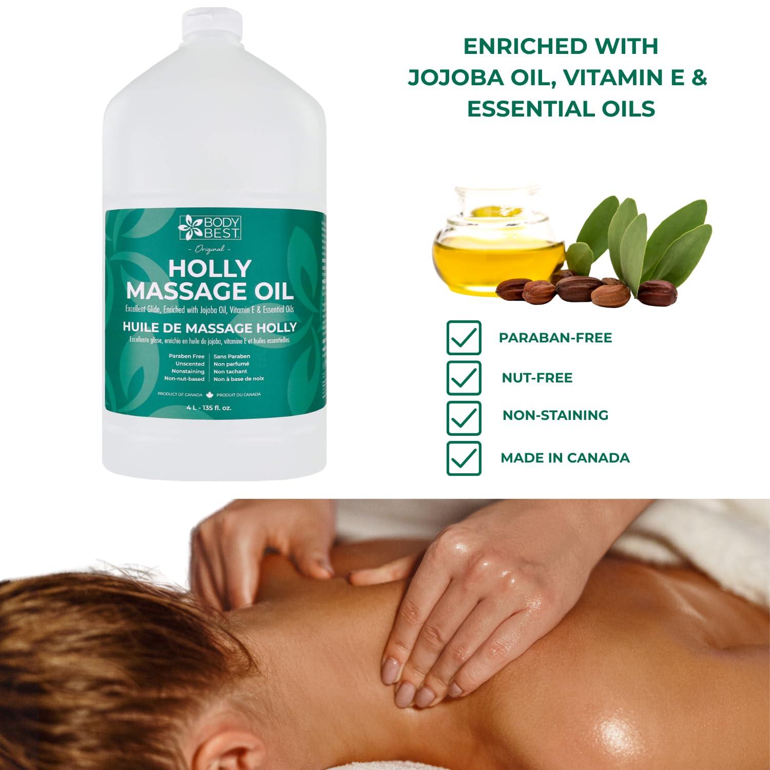 Know Your Body Best Holly Oil Massage Oil (1 Gallon)