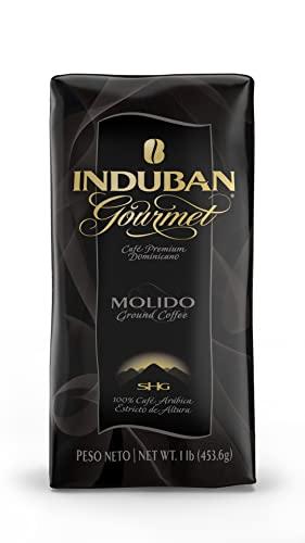 Café Santo Domingo INDUBAN Café Santo Domingo + Induban Gourmet | Ground Coffee - 16 oz Bags Bundle - Products from the Dominican Republic