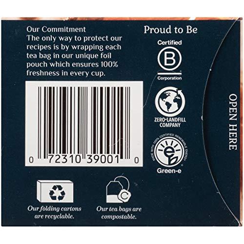 Bigelow Tea Bigelow Botanicals Cold Water Infusion Blueberry Citrus Basil Tea Bags 18 Count Box (Pack of 3), Herbal Infusion, Caffeine Free, 54 Tea Bags Total
