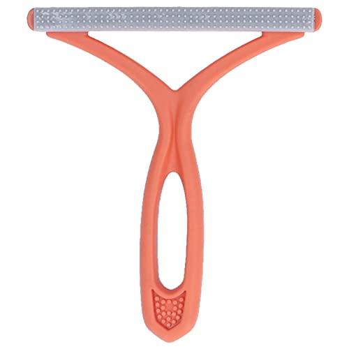 Cyrank Portable Lint Remover,4Pcs Carpet Rake Clothes Fuzz Shaver,Manual Reusable Lint Roller Double Sided Pet Hairball Fluff Removing Shaver