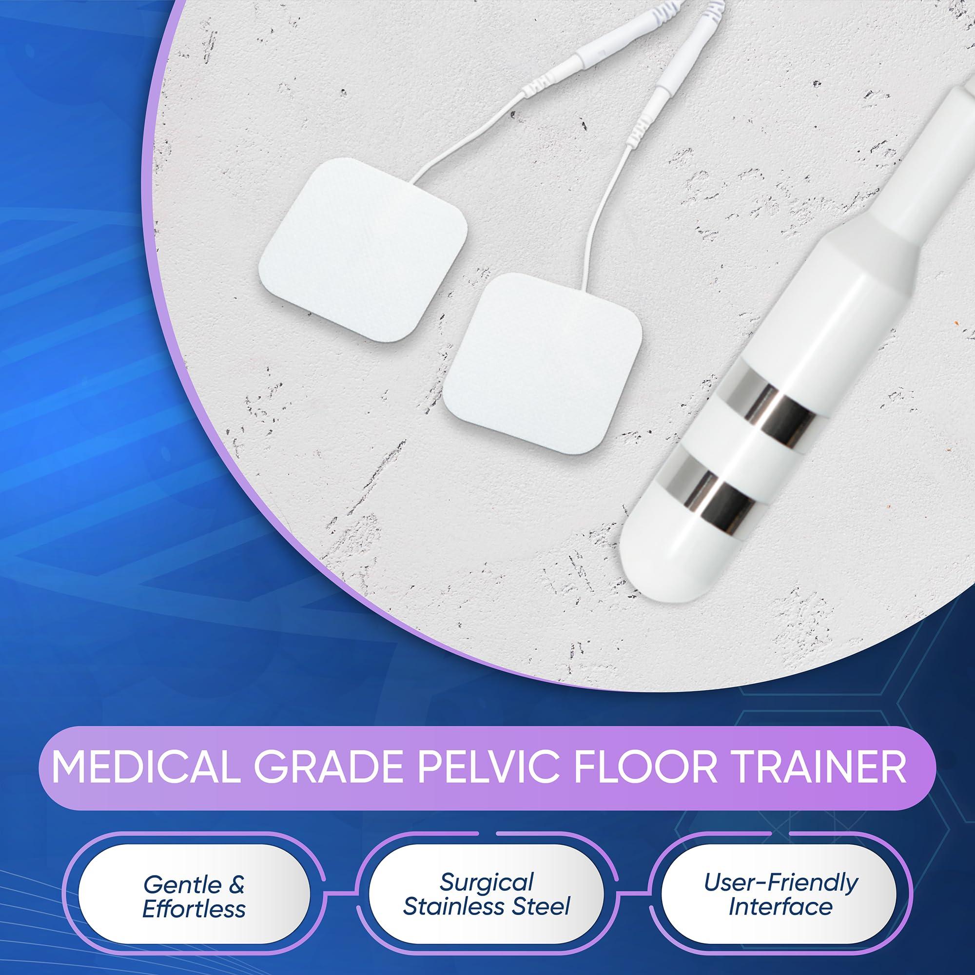 K-fit K-fit Kegel Toner Plus Biofeedback - Pelvic Floor Exercise Device for Toning and Strengthening, Incontinence - 22 Preset Stim Programs, 6 Biofeedback Games, Full Color LCD Screen, Rechargeable