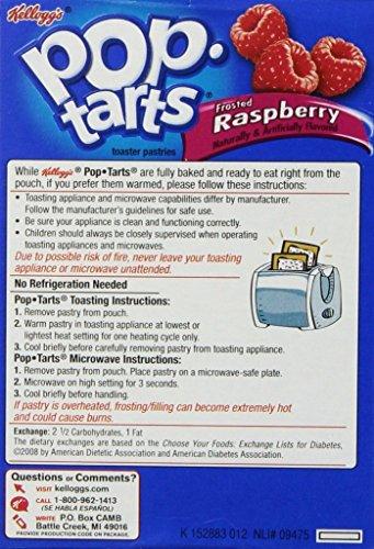 Pop-Tarts Kellogg's Pop-Tarts Frosted Raspberry Toaster Pastries 8 ct pack of 2 14.7oz