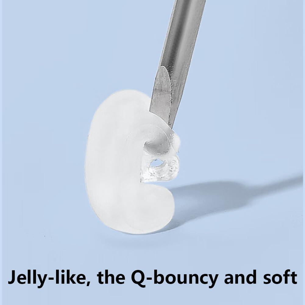 PTSLKHN PTSLKHN Super Soft Eyeglass Nose Pads, Jelly-Soft Nose Pads for Glasses, Non-Slip Comfortable and Non-Indentation, 5+2Pairs