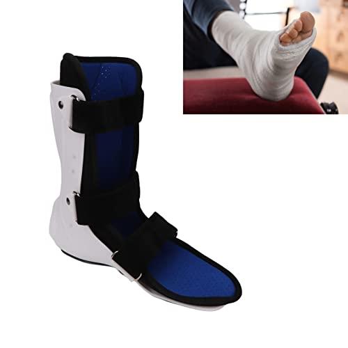 FLAVAS Ankle Support Brace, Walking Boot Short Type PVC Laminated Fabric Breathable Ankle Fracture Brace, Ankle Fracture Brace for Sprain Leg & Foot Supports (Size : Left Foot L)