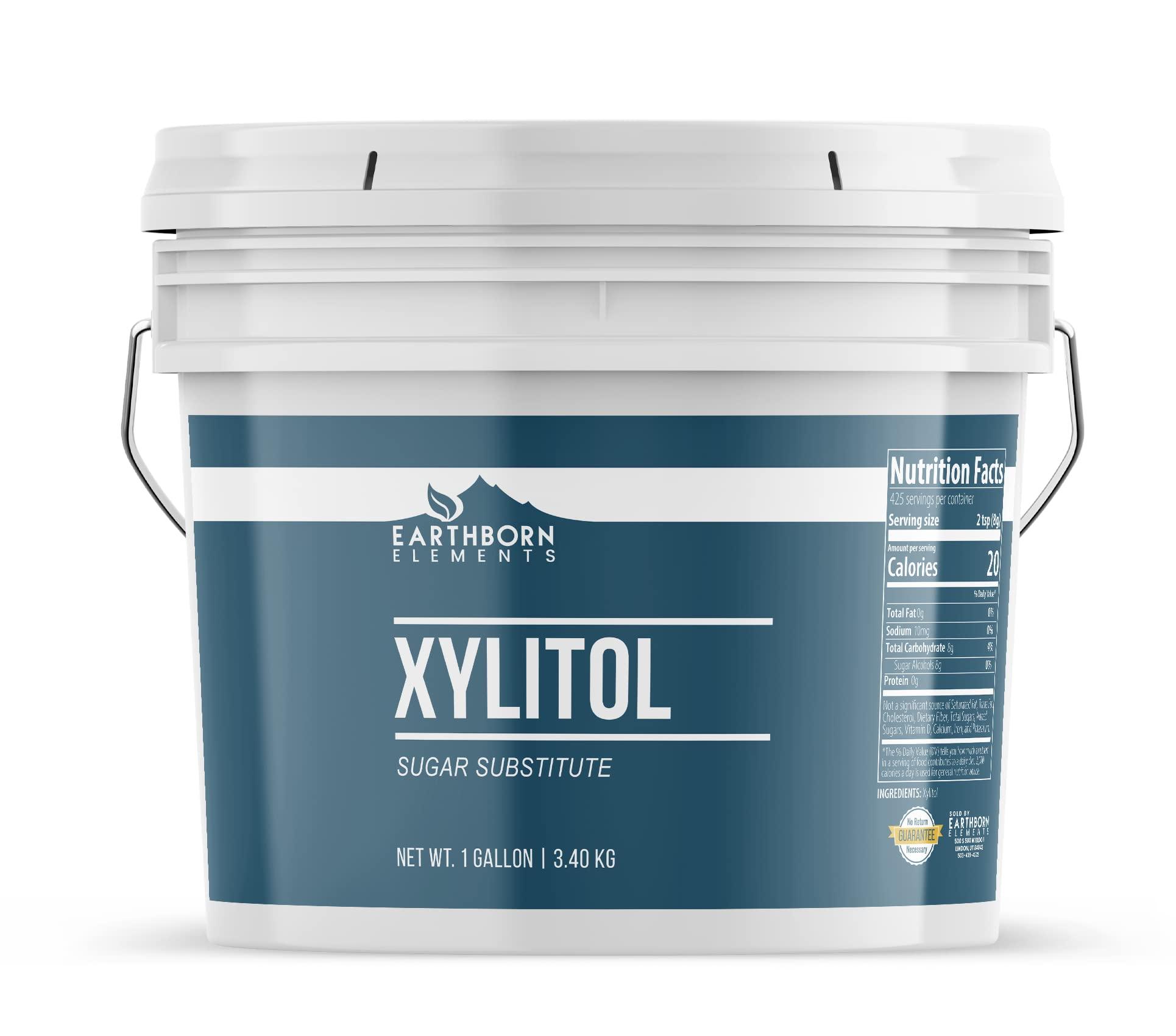Earthborn Elements Earthborn Elements Sorbitol Powder, Xylitol, and Agave Powder Bundle, 1 Gallon Bucket Each, Sugar Alternative, Natural Sweeteners
